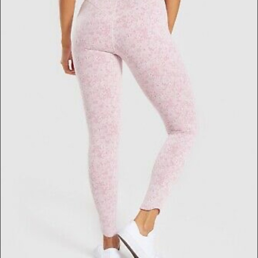 Gymshark fleur textured leggings xs